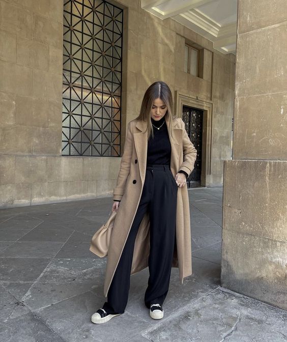 Black and Khaki Contrast